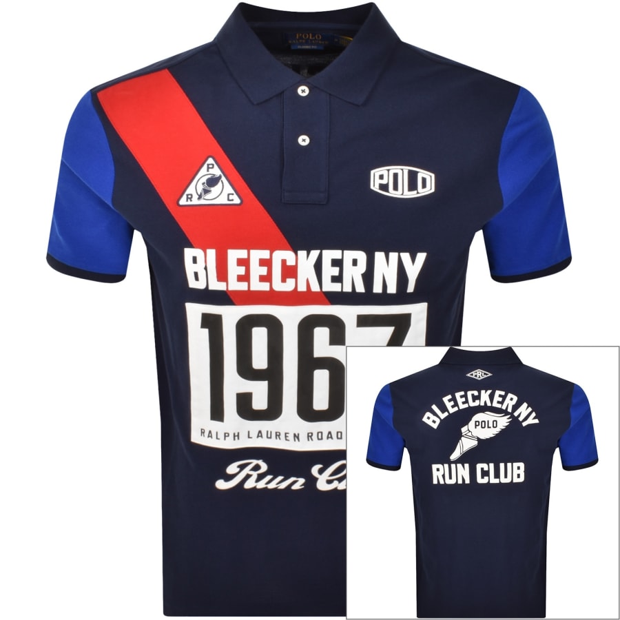 Ralph Lauren Run Club Polo T Shirt Navy | Mainline Menswear us